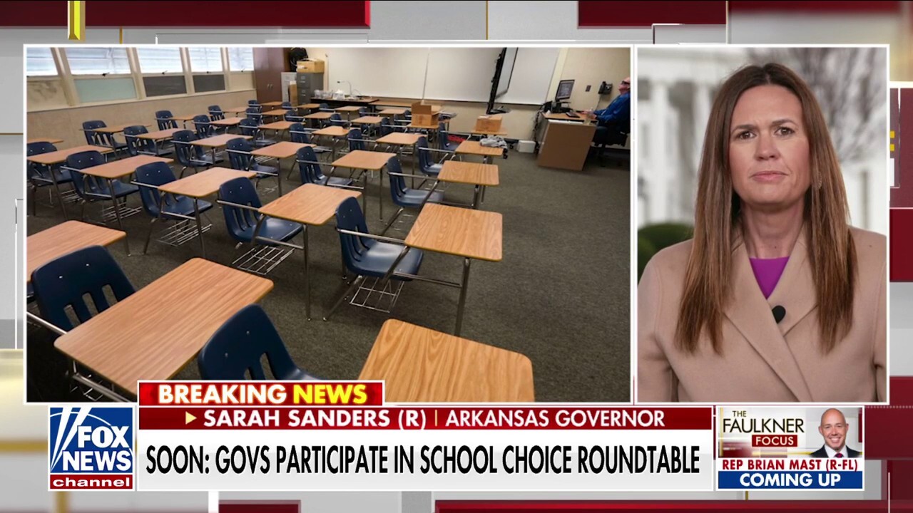 Gov. Sarah Sanders Discusses Trump’s School Choice Agenda on The Faulkner Focus